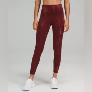 NWT LULULEMON Wunder Train High-Rise Tight 25" Fade
